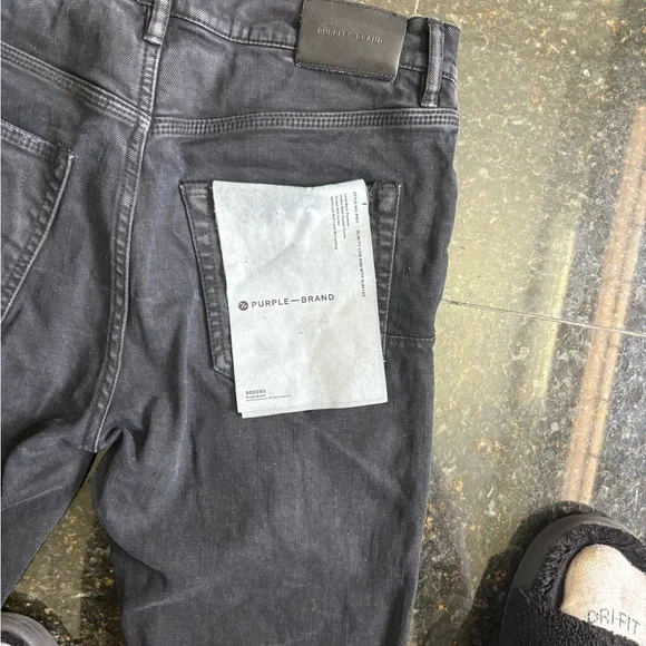 Black Purple Brand Jeans